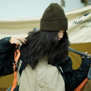 Japanese Style Solid Color Waffle-Knit Beanie - Women's Autumn/Winter Trendy Brand Cold Weather Cap, Men's Warm Knit Hat - Image 3