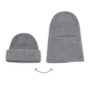 Autumn/Winter Warm Knit Cap - Women's Japanese Style Versatile Beanie, Men's Trendy Street Cold Weather Solid Color Hat - Image 2